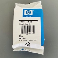 Genuine Original HP 338 Black Ink Cartridge C8765E Sealed