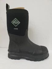 Muck Boots Co CHM-000A Unisex Mid Black Chore Boot - CR Foam / Rubber Waterproof