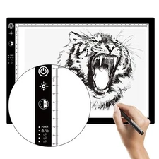 ArtiGlow A4 LED Copy Board - Ultra-Thin Tracing Light Box with Adjustable Bright