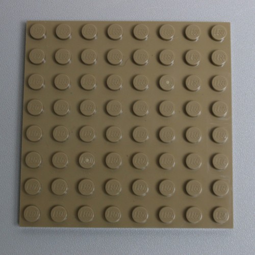 Lego 1 x 8x8 Stud Base Plate Board Mat Green Grey Tan Black Dark Red Lavender - Picture 20 of 21