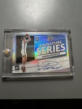 2020-21 Donruss Optic 🏀ALEKSEJ POKUSEVSKI🏀Signature Series Silver Holo Auto!