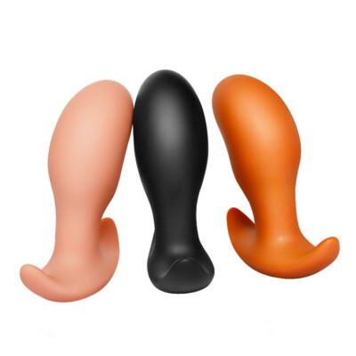 plug anal em silicone Plug Anal Em Formato De Coração Em Silicone Com Pedra Tamanho P Importação main image 1