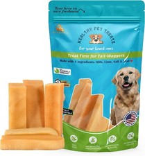 Natural Dog Chew 100 Himalaya Yak Chews 4 pcs small-sized cheese dog treats
