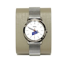 Fossil Mens Watch Minimalist 36mm Stainless Steel Mesh PR5476 Japan Movement
