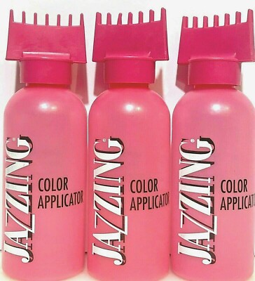CLAIROL 4OZ JAZZING COLOR APPLICATOR BOTTLE WITH RAKE TIP  (3 PC)