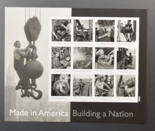 US SCOTT 4801 PANE OF 12 USA BUILDING A NATION FOREVER STAMPS MNH