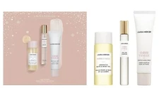 Laura Mercier Cozy Retreat Ambre Vanille Gift Set Oil Eau De Parfum Body NEW
