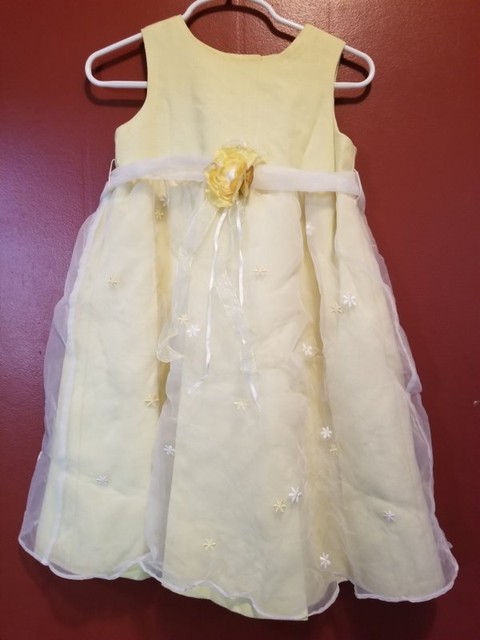 lemon flower girl dresses