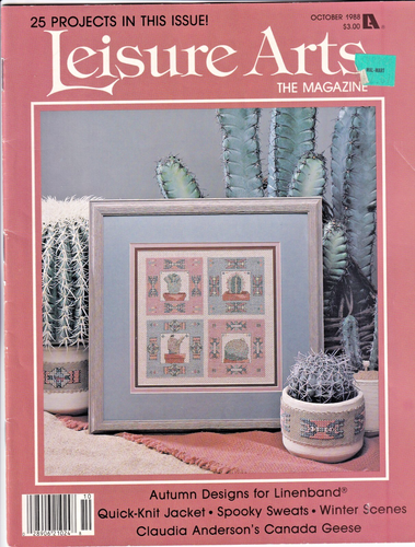 Leisure Arts the Magazine Cross Stitch 1988 1989 1990 1991 Vintage Lot of 14 - Picture 5 of 15