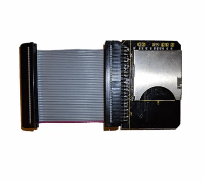 CHEAP ELECTRONICS SHOP Adattatore 44 PIN IDE 2,5" a SD + cavo a nastro per Amiga 600 1200 IDE2SD