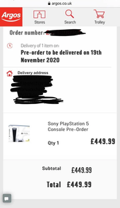 argos ps5 pre orders