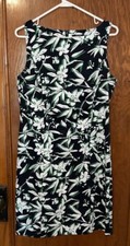Chaps EST 1978 Floral Tropical Knee Length A-Lined Dress