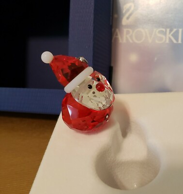 Swarovski Rocking Santa Christmas Crystal - 1143323 - Retired | eBay