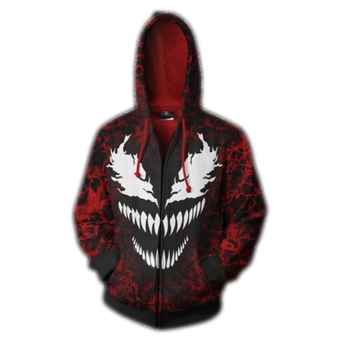 Cosplay Nuevo Venom Spider-Man Sudadera con Capucha Pullover Abrigo Genial Chaqueta Sudadera Prendas para el torso - Imagen 7 de 10