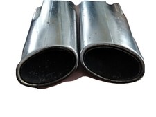 Original Mercedes Amg Line Endrohre Auspuff Blenden SATZ W204 