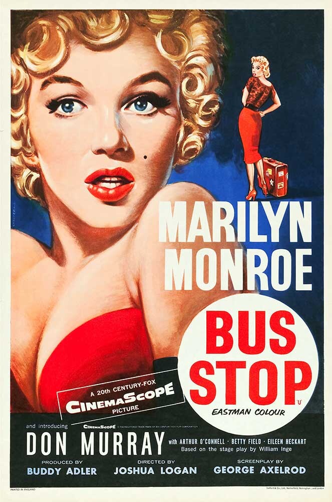 marilyn monroe 映画ポスター (2枚セット送料込み!! ） Bus Stop Marilyn Monroe Movie Premium POSTER MADE IN USA