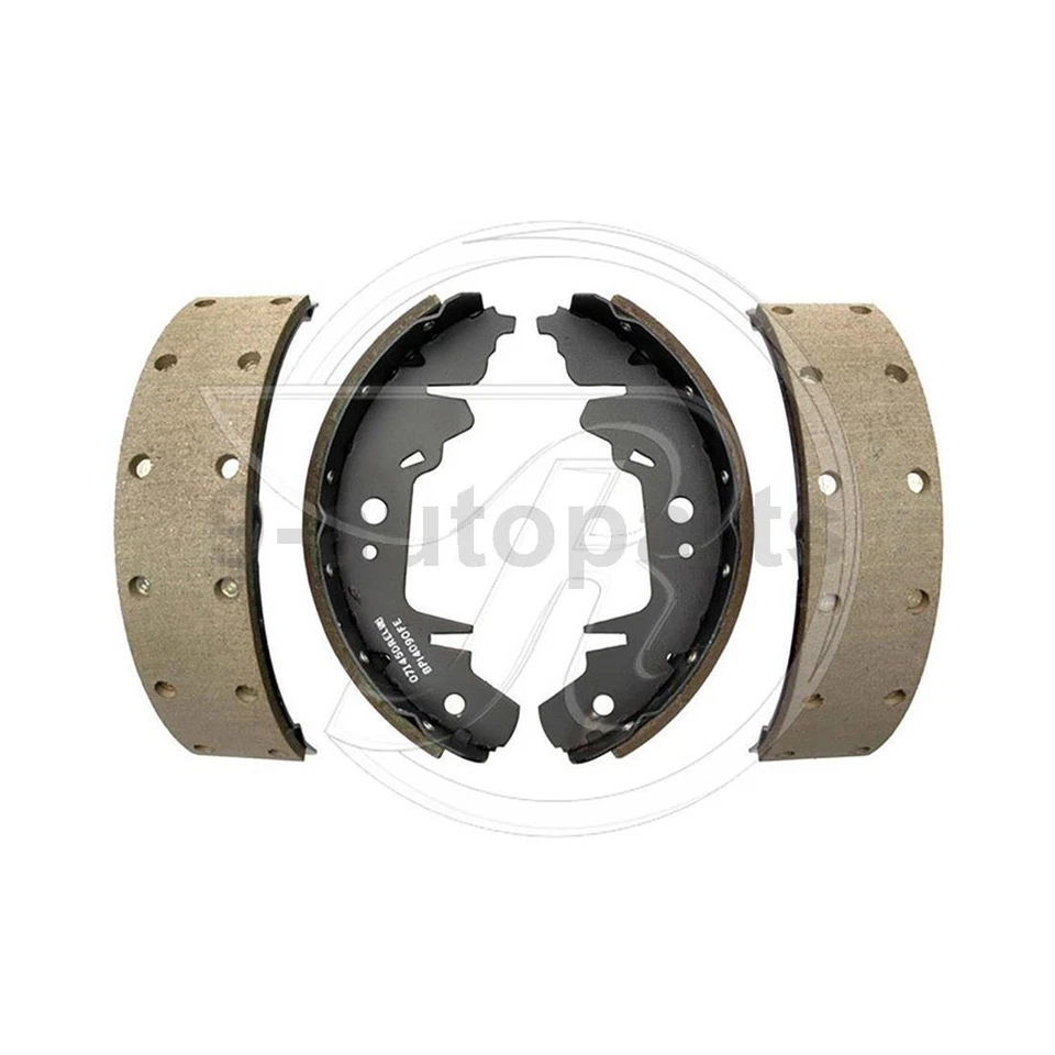 Pastilhas de freio dianteiras traseiras de cerâmica + sapatas de freio para 1996-2000 Dodge Caravan - Imagem 3 de 4