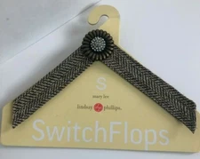 NEW Lindsay Phillips SwitchFlops Interchangeable Straps Size S 5-6 Mary Lee