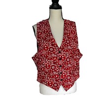 Vintage 90 s paisley Western Vest Women s 