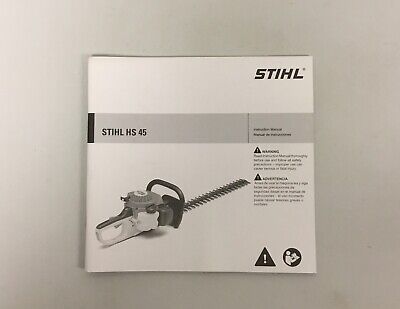 New OEM Genuine STIHL HS 45 Hedge Trimmer Instruction Manual | eBay