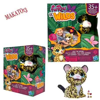 FurReal Lil  Wilds Lolly The Leopard Plush Toy Electronic Pets with 40+ Sound...