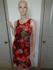MM COUTURE FLORAL PRINT CASUAL DRESS SIZE: XS