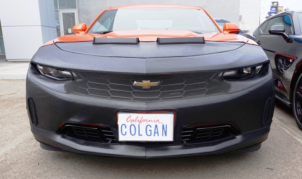 Colgan Front End Mask Bra 2pc. Fits Chevy Camaro 1LT,LS,LT 2019