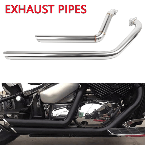 Exhaust Pipe Slash System For Suzuki Boulevard M50 C50 C/T VL800 Volusia 800 - Picture 2 of 12