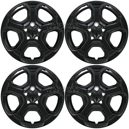 4 Black 201719 Ford Escape S 17" Hub Caps Full Wheel Covers Skins R17