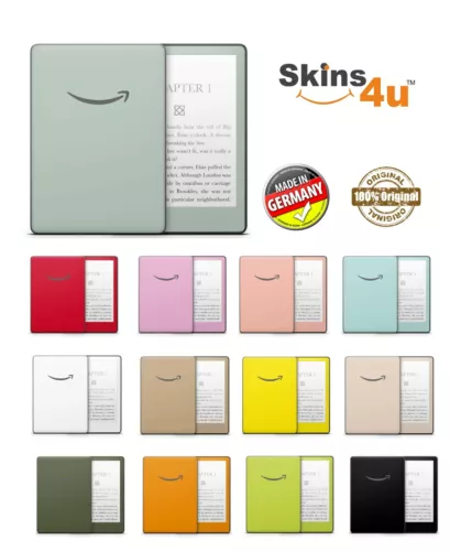 Amazon Kindle Paperwhite Skin Aufkleber Cover Design Schutz Folie 10 11 12
