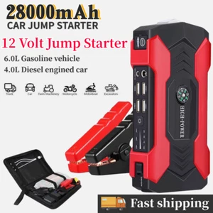 28000mAh Car Jump Starter Booster Jumper Box Portable Power Bank Battery Charger