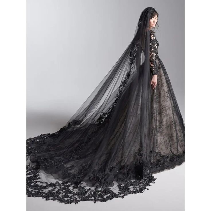 Maggie Sottero Black Zander Wedding Dress Size 18 - Brand New