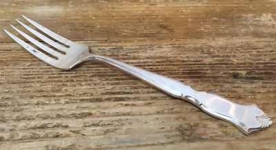 Chadwick International Deep Silver IS Outline Silverplate 1 Salad Fork 42262