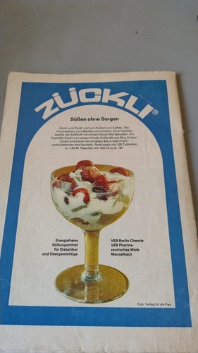 Iß und bleibe schlank, Rezeptheft DDR 1972 -Verlag für die Frau -Leipzig - Bild 2 von 2