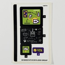 LEGO STICKER SHEET 41454 Dr. Fox Laboratory Unikitty Decals Stickers