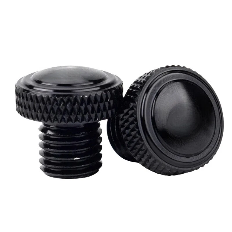 Black Mirror Hole Plugs Screw Caps Bolts For YAMAHA XSR700 XSR900 2016-2024