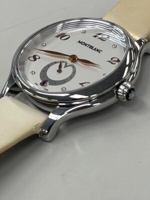 MONTBLANC 107334 レディース クォーツ腕時計 MONTBLANC 107334 Women's 6P Diamond Small Second Quartz from