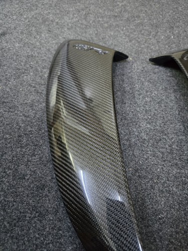 For Porsche 981 Boxster Cayman 13-16 Carbon Side Air Vent Cover With GT4 logo - Picture 9 of 11