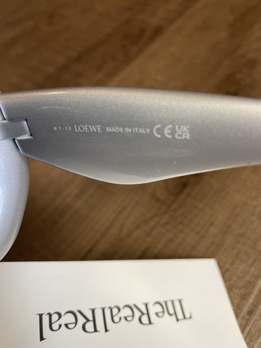 Loewe Inflated LW40117I 20C 47mm Silver Frame Grey Smoke Mirror Lens Sunglasses - Picture 7 of 9