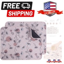 Washable Pee Pads for Dogs, 2 Pack Non-Slip  Waterproof Pack Whelping Pad, R...