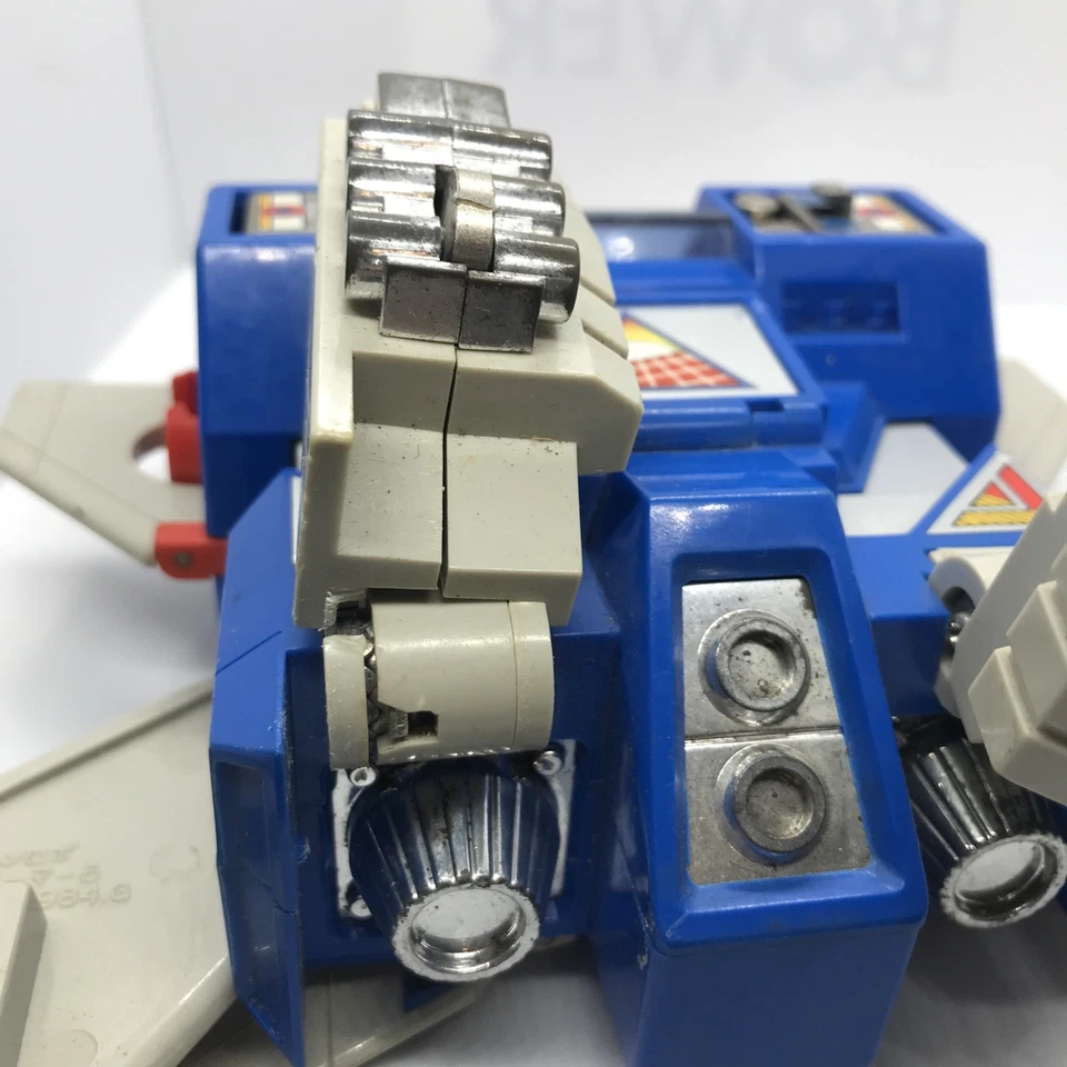 De colección 1985 GOBOTS Guardian 7246 Power Suit Warrior Robot Jet BANDAI dañado Foto 4 de 4