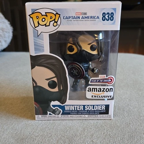 Funko Pop! Vinyl Marvel Winter Soldier Amazon Exclusive Figure #838
