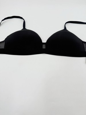 New PEPPER Feel Good Size XS Black T-Shirt Wirefree Bra