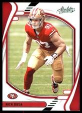 Nick Bosa 2021 Panini Absolute #84 49ers NFL READ FREE SHIPPING AutographDen
