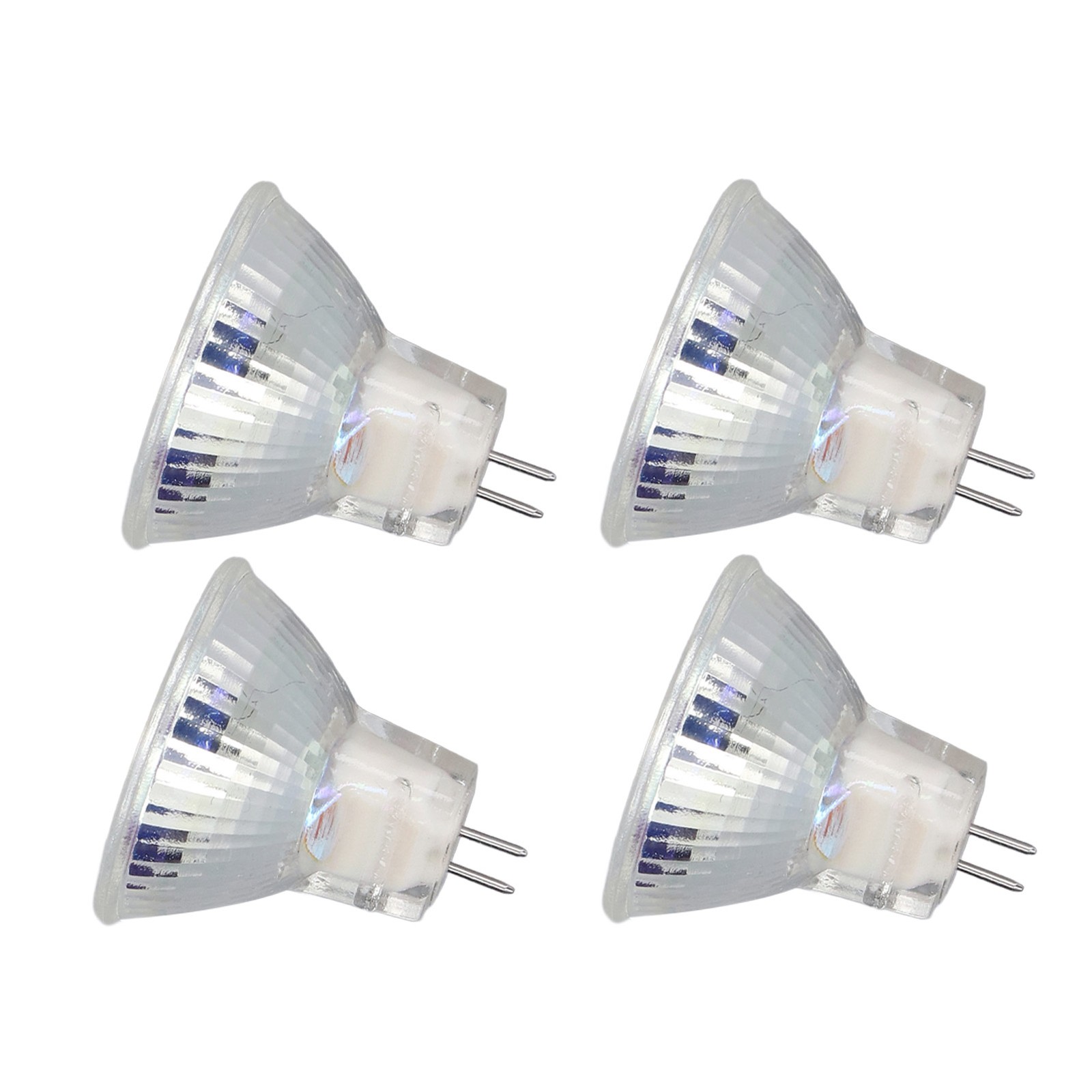 (Cold White 6000K)4PCS MR11 12LED Light Bulb 2W 300LM Spot Light Bulb Double AU
