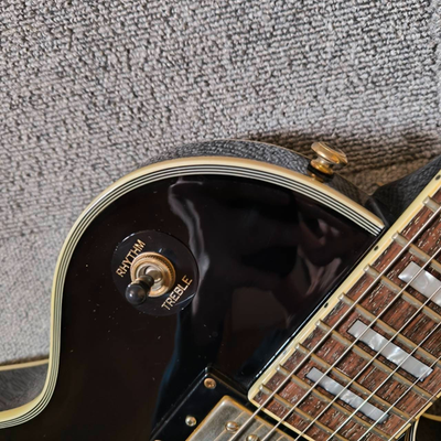 Grass Roots Les Paul Custom Duncan Model Black Electric Guitar