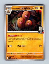 Team Rocket's Dugtrio 101/217 Uncommon Ascended Heroes Pokemon Near Mint