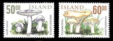 Iceland: 2004 Mushrooms (1021-1022) MNH