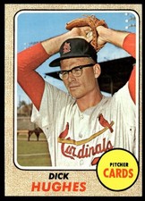 1968 Topps Dick Hughes St. Louis Cardinals #253