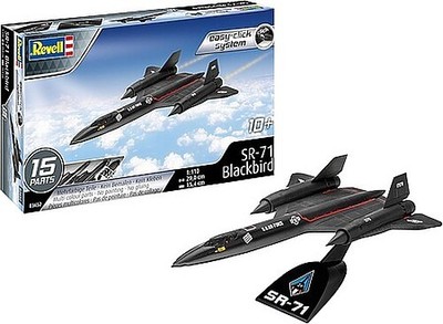 Revell-Germany SR-71 Blackbird Stealth Jet (Snap) - Snap Together Plastic Model